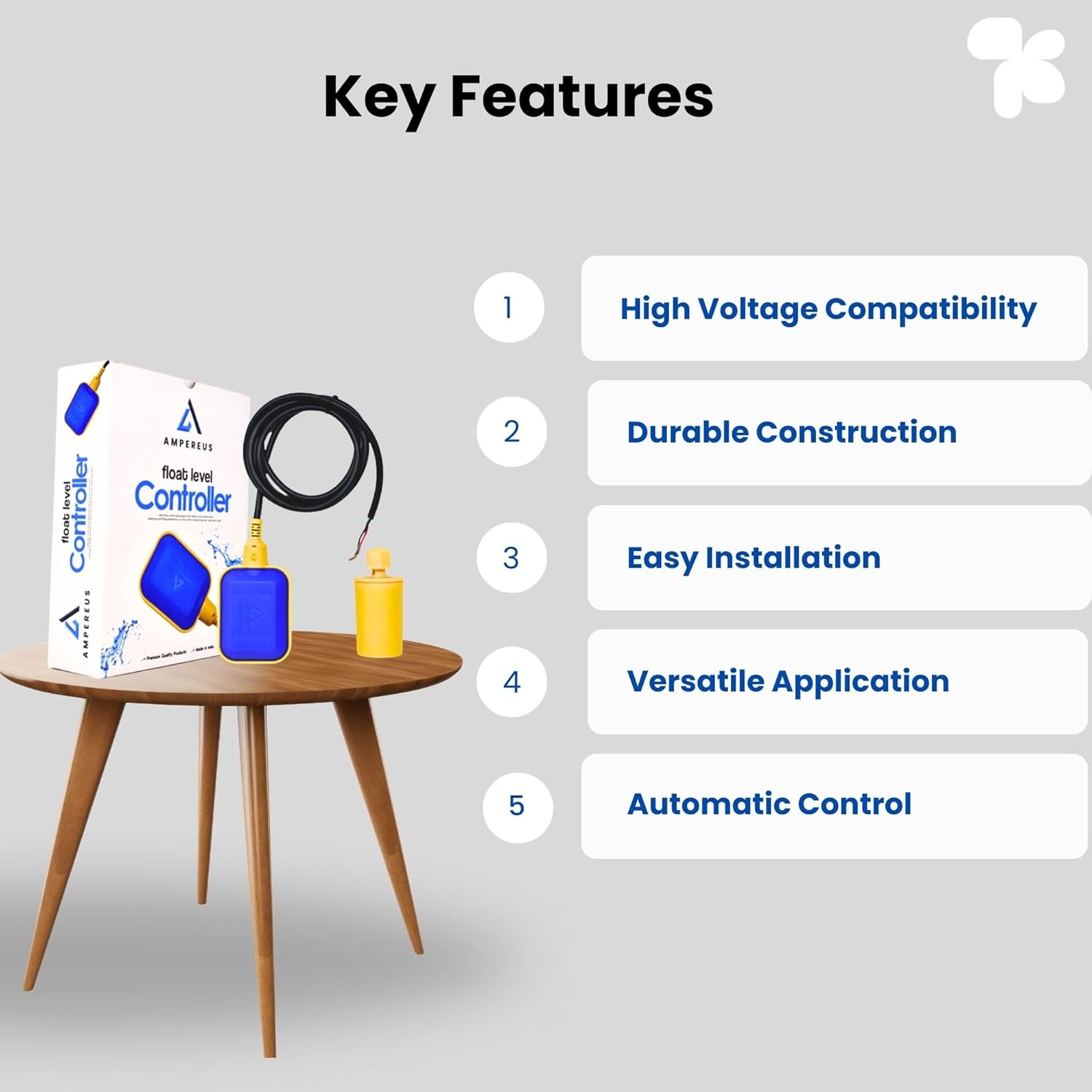 Automatic Water Level Controller Float Switch for Water Tank